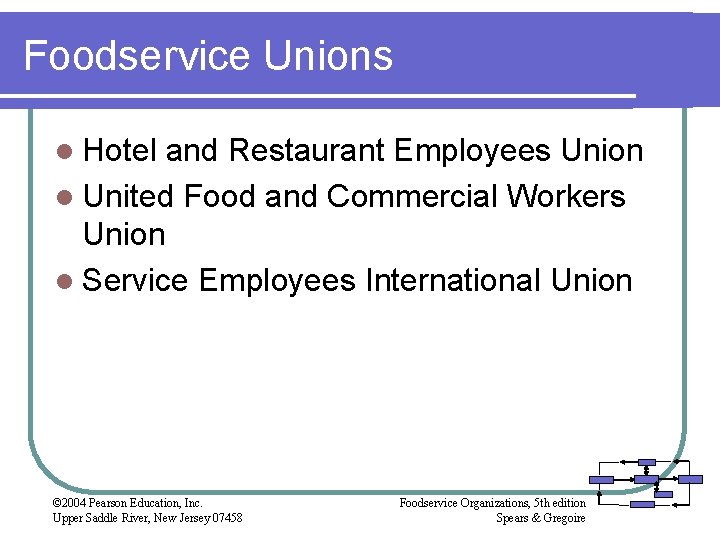 Foodservice Unions l Hotel and Restaurant Employees Union l United Food and Commercial Workers