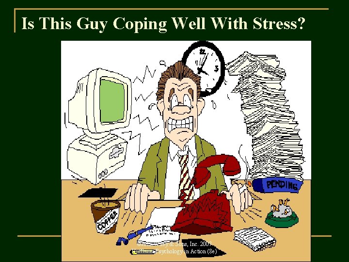 Is This Guy Coping Well With Stress? ©John Wiley & Sons, Inc. 2007 Huffman: