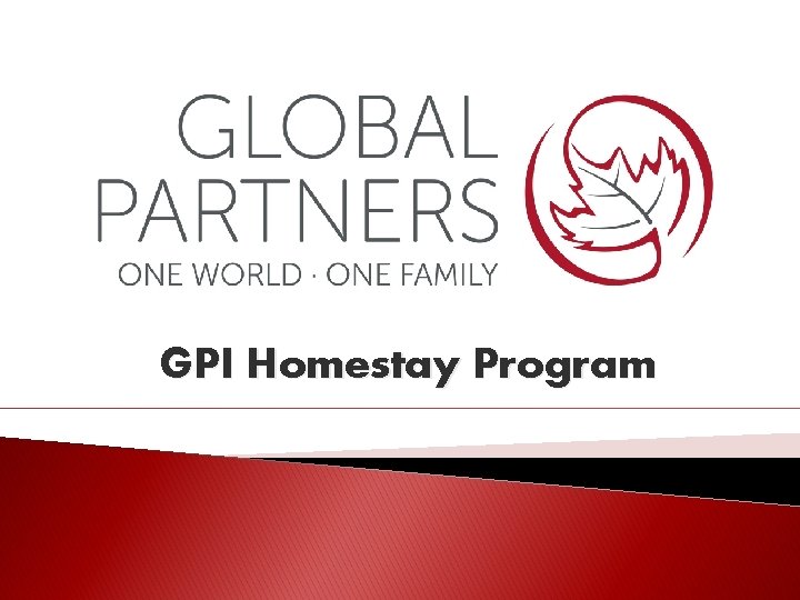 GPI Homestay Program 