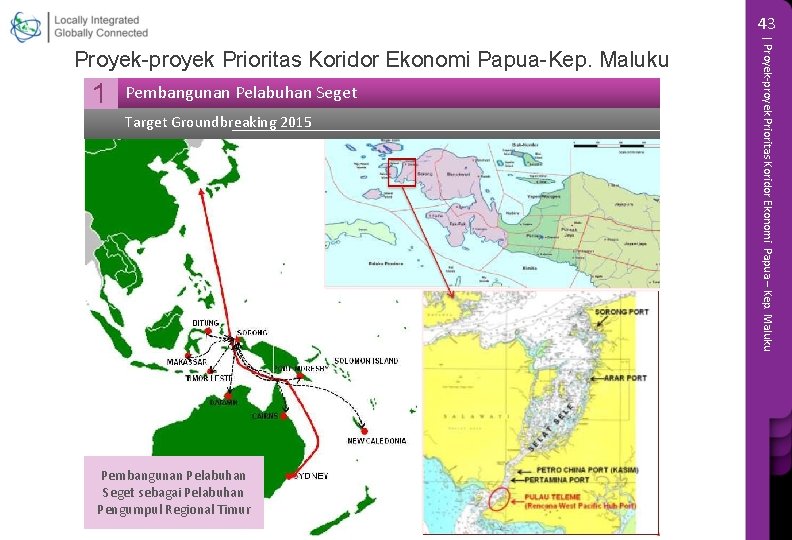 43 1 Pembangunan Pelabuhan Seget Target Groundbreaking 2015 Pembangunan Pelabuhan Seget sebagai Pelabuhan Pengumpul