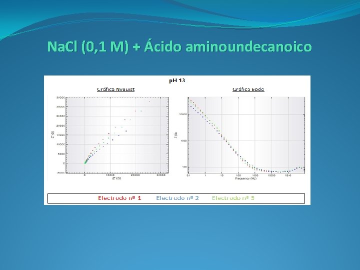 Na. Cl (0, 1 M) + Ácido aminoundecanoico 