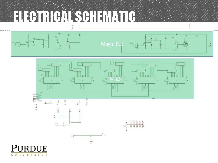 ELECTRICAL SCHEMATIC Magic Eye IV-25 