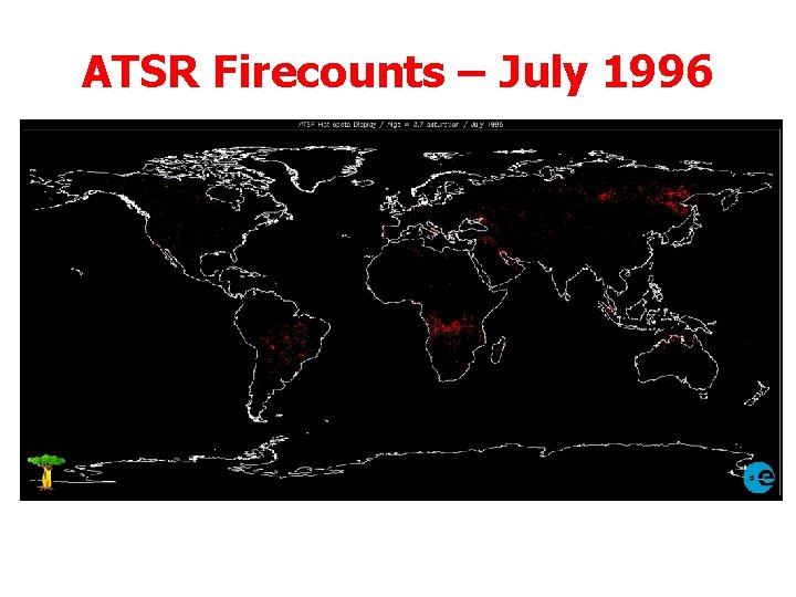 ATSR Firecounts – July 1996 