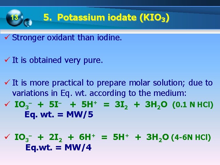 1 Application Of Oxidationreduction Titrations Hassan F Askal