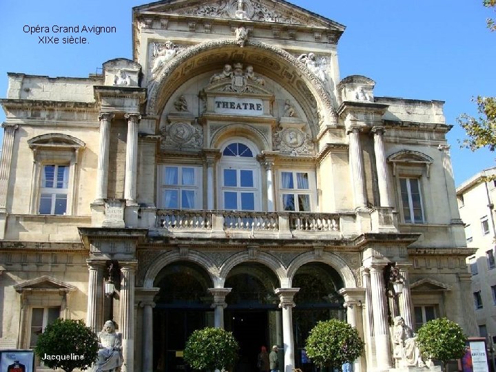 Opéra Grand Avignon XIXe siècle. 