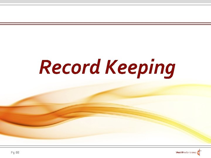 Record Keeping Pg 88 