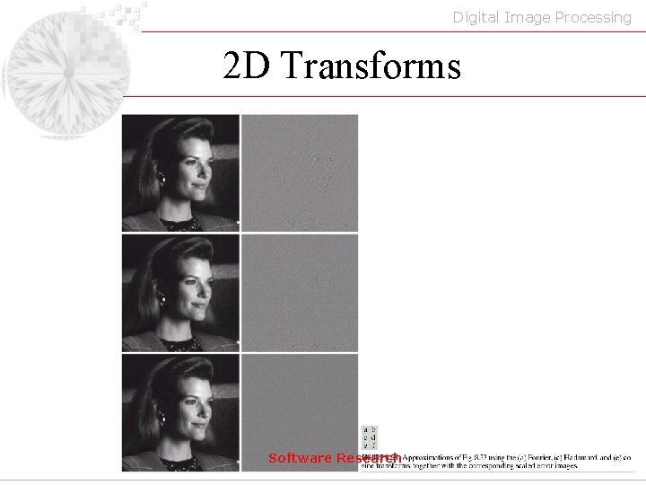 Digital Image Processing 2 D Transforms Software Research 