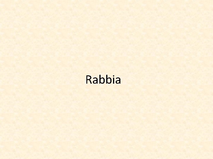 Rabbia 