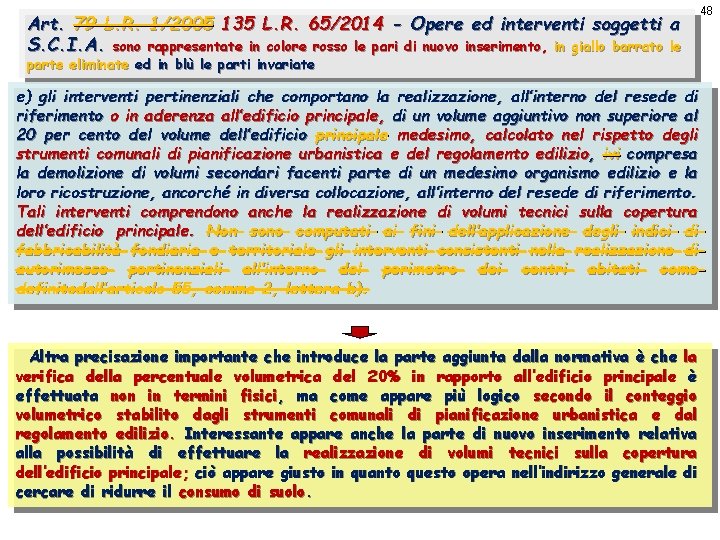 Art. 79 L. R. 1/2005 135 L. R. 65/2014 - Opere ed interventi soggetti