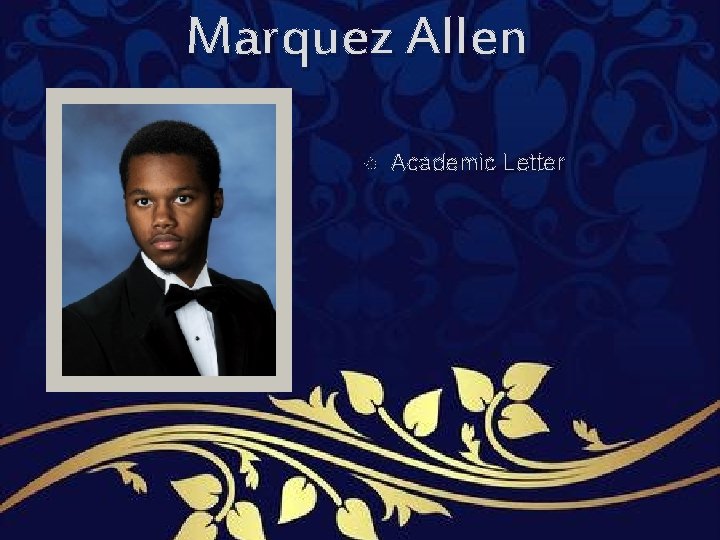 Marquez Allen Academic Letter Marquez Allen Academic Letter