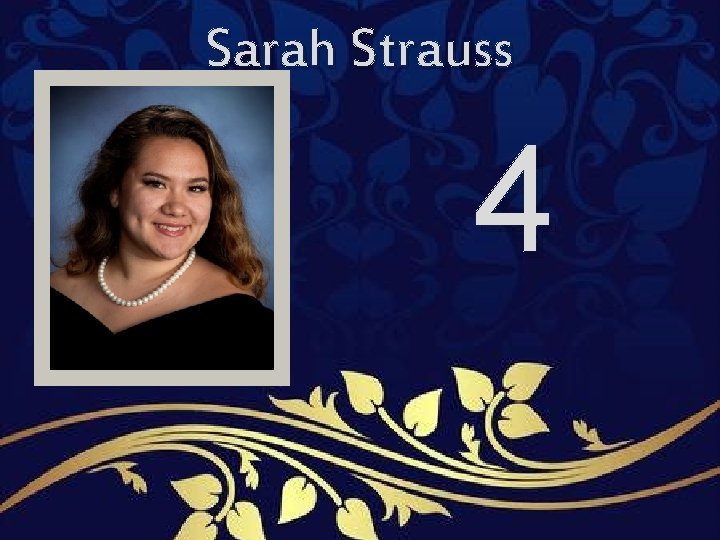Sarah Strauss 4 Sarah Strauss 4