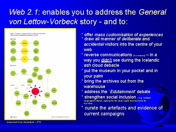 Web 2. 1: enables you to address the General von Lettow-Vorbeck story - and