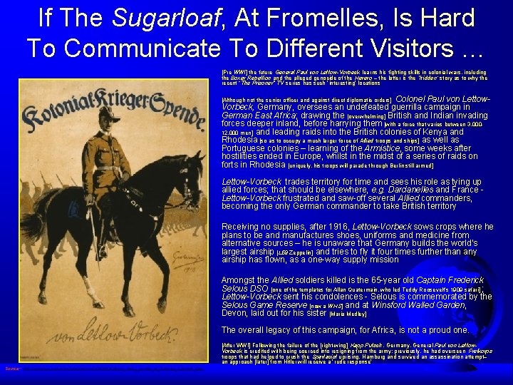 If The Sugarloaf, At Fromelles, Is Hard To Communicate To Different Visitors … [Pre