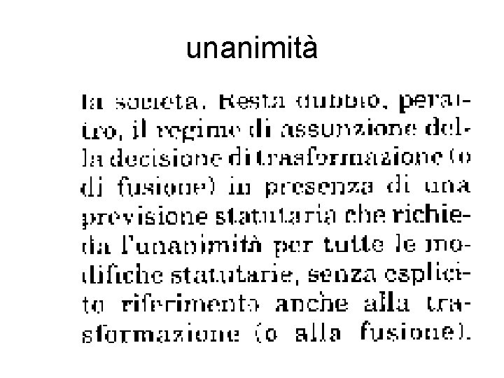 unanimità 