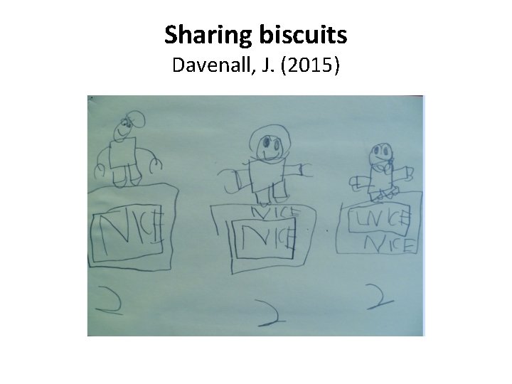 Sharing biscuits Davenall, J. (2015) 