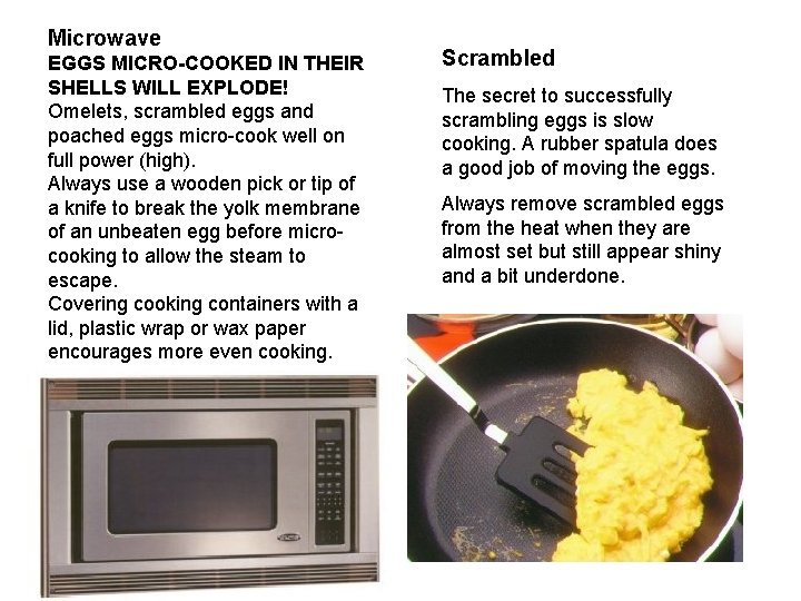 Microwave EGGS MICRO-COOKED IN THEIR SHELLS WILL EXPLODE! Omelets, scrambled eggs and poached eggs