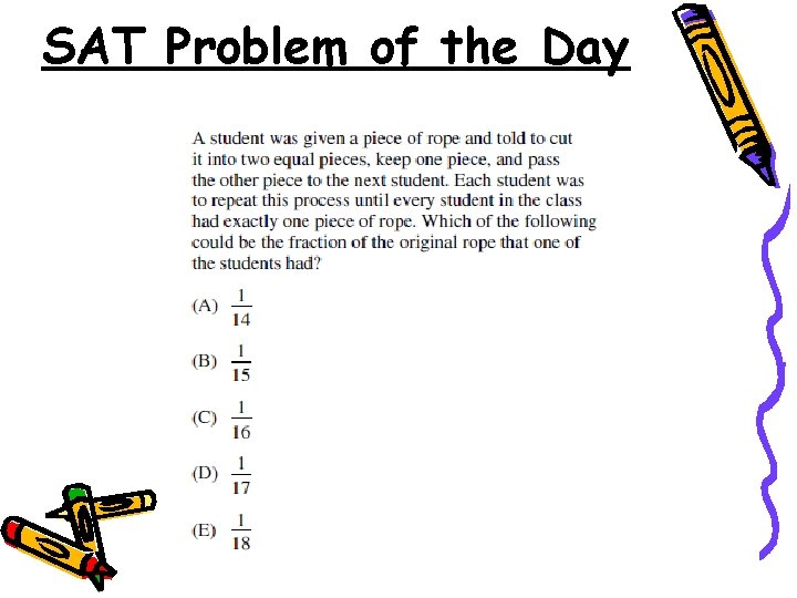 SAT Problem of the Day 