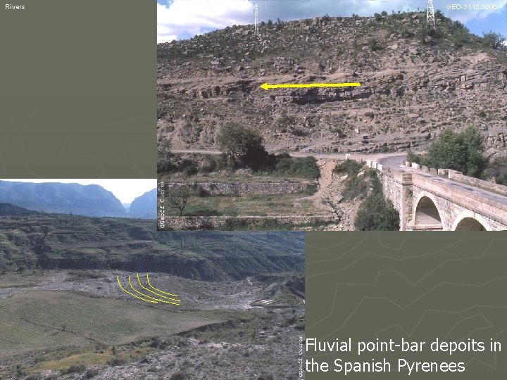 Rivers GEO-3112 2006 Fluvial point-bar depoits in the Spanish Pyrenees 