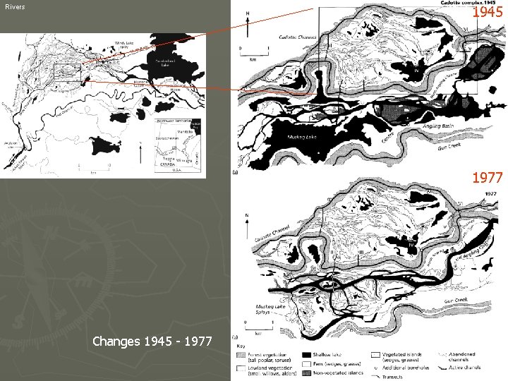 1945 Rivers GEO-3112 2006 1977 Changes 1945 - 1977 