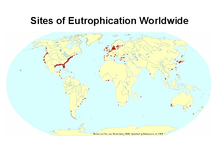 Sites of Eutrophication Worldwide 