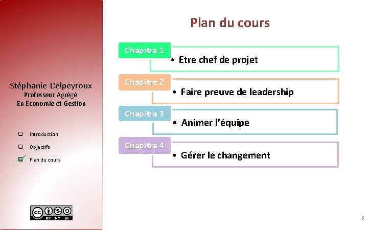 Plan du cours Chapitre 1 Stéphanie Delpeyroux Professeur Agrégé En Economie et Gestion q