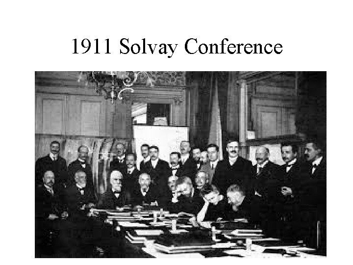 1911 Solvay Conference 