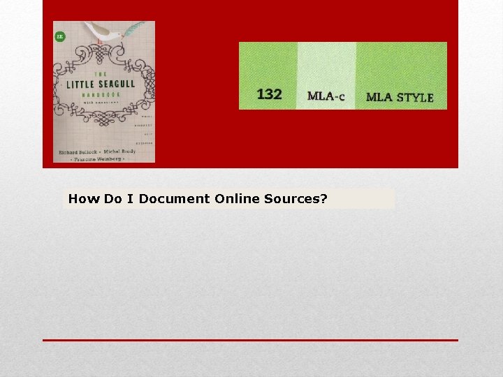 How Do I Document Online Sources? 