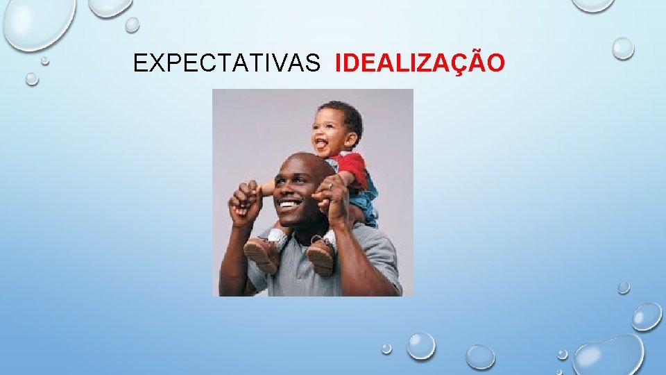 EXPECTATIVAS IDEALIZAÇÃO 