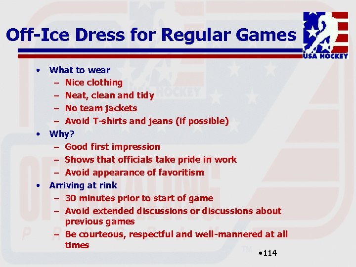 Off-Ice Dress for Regular Games • • • What to wear – Nice clothing