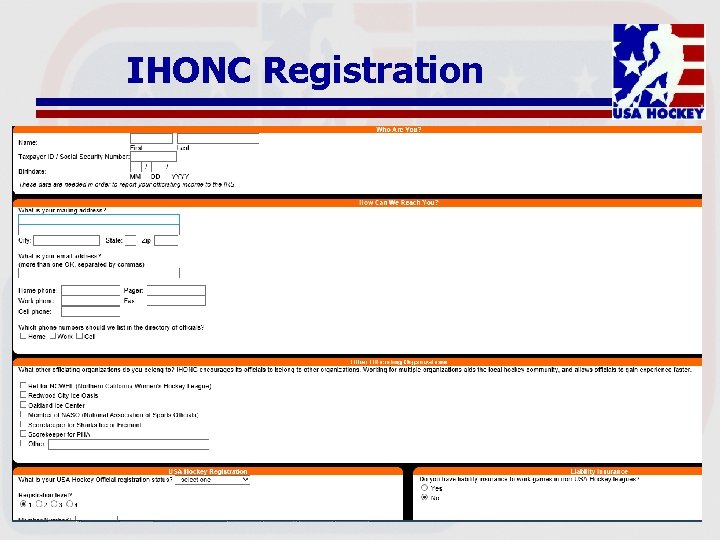 IHONC Registration 