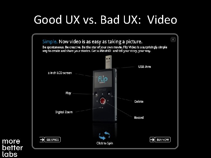 Good UX vs. Bad UX: Video 