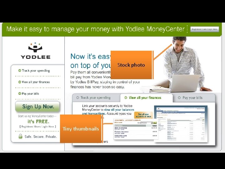 Stock photo Tiny thumbnails 
