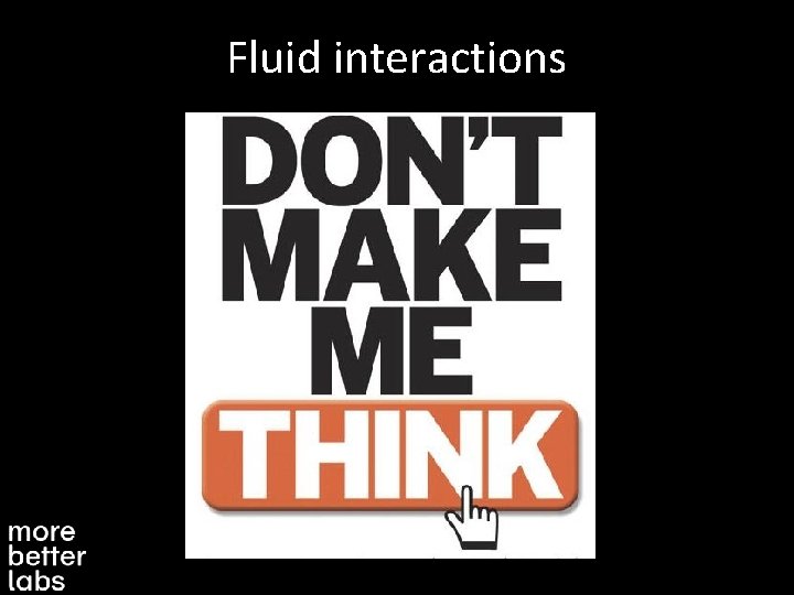 Fluid interactions 