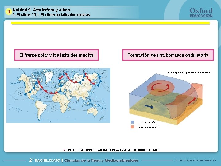 Unidad 2. Atmósfera y clima 5. El clima / 5. 1. El clima en