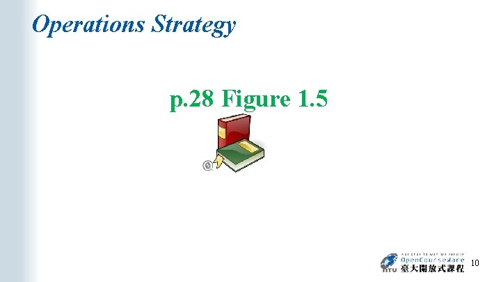 Operations Strategy p. 28 Figure 1. 5 10 