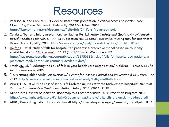 Resources 