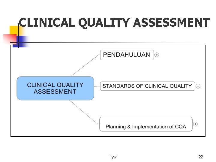 CLINICAL QUALITY ASSESSMENT lilywi 22 