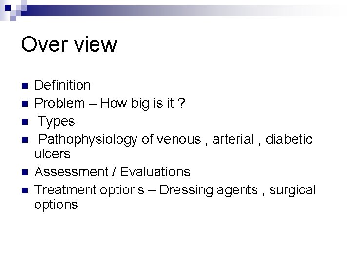 Over view n n n Definition Problem – How big is it ? Types Over view n n n Definition Problem – How big is it ? Types