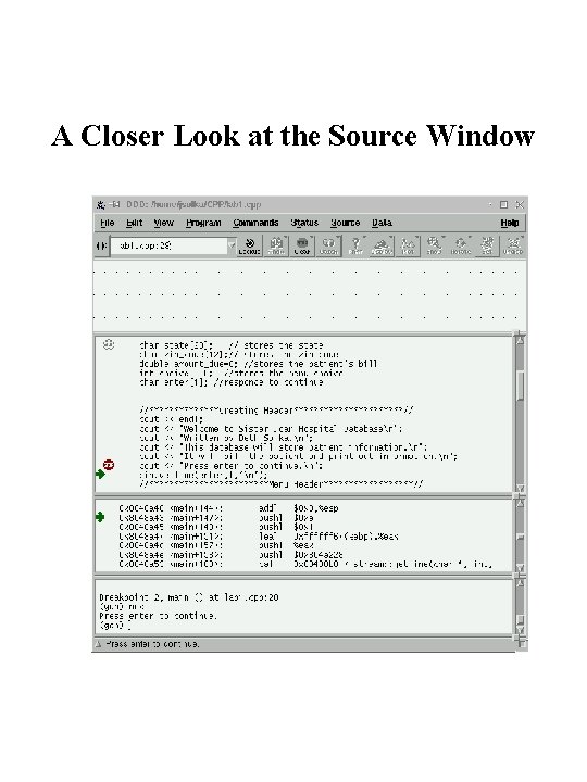 A Closer Look at the Source Window 