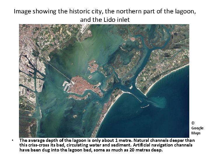 Image showing the historic city, the northern part of the lagoon, and the Lido