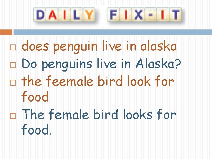  does penguin live in alaska Do penguins live in Alaska? the feemale bird