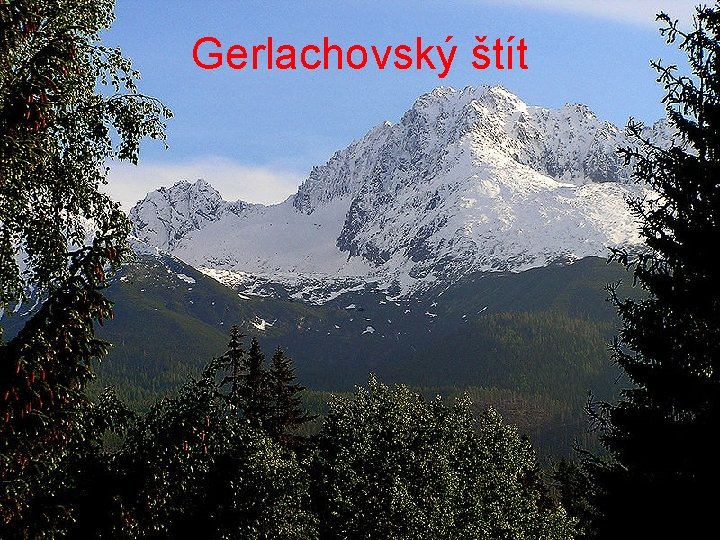 Gerlachovský štít 