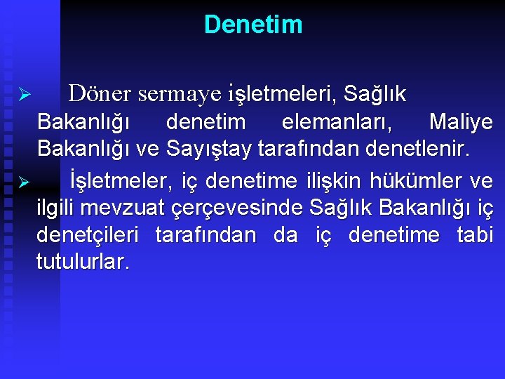 salik dner sermaye letmeler mevzuati ve yapilan lemler