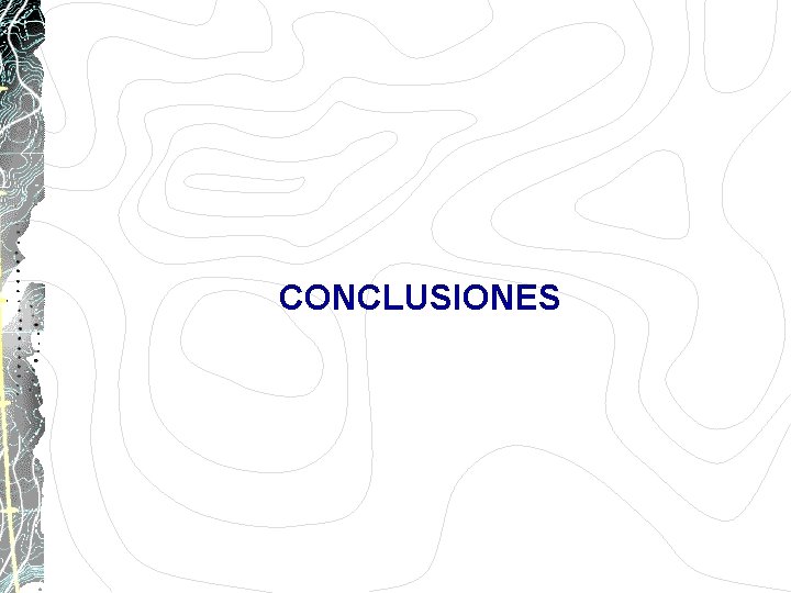 CONCLUSIONES CONCLUSIONES