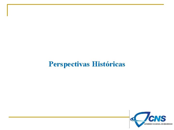 Perspectivas Históricas 
