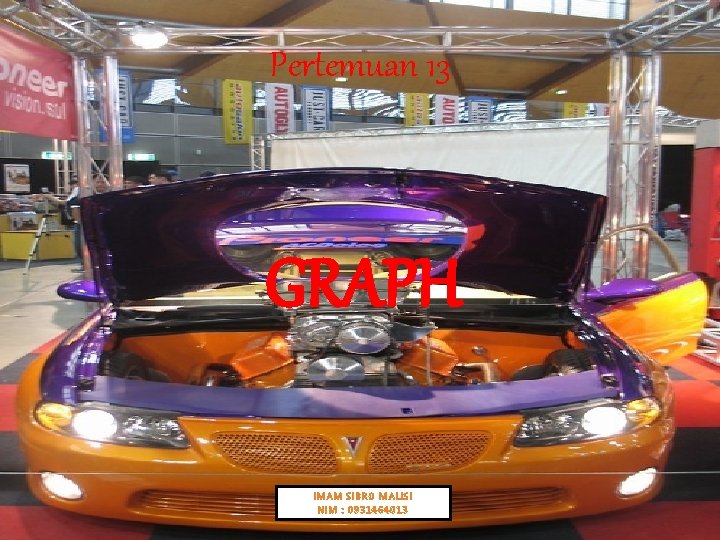 Pertemuan 13 GRAPH IMAM SIBRO MALISI NIM : 0931464013 