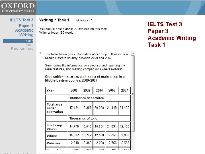 IELTS Test 3 Paper 3 Academic Writing Task 1 IELTS Test 3 Paper 3 Academic Writing Task 1