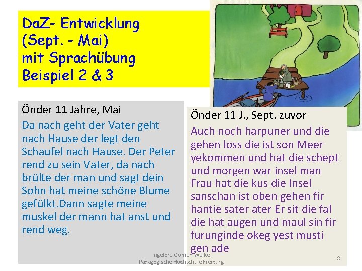 Da. Z- Entwicklung (Sept. - Mai) mit Sprachübung Beispiel 2 & 3 Önder 11