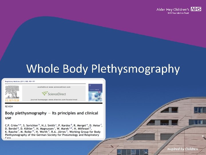 Whole Body Plethysmography Inspired by Children Whole Body Plethysmography Inspired by Children