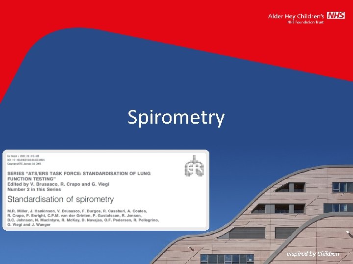 Spirometry Inspired by Children Spirometry Inspired by Children